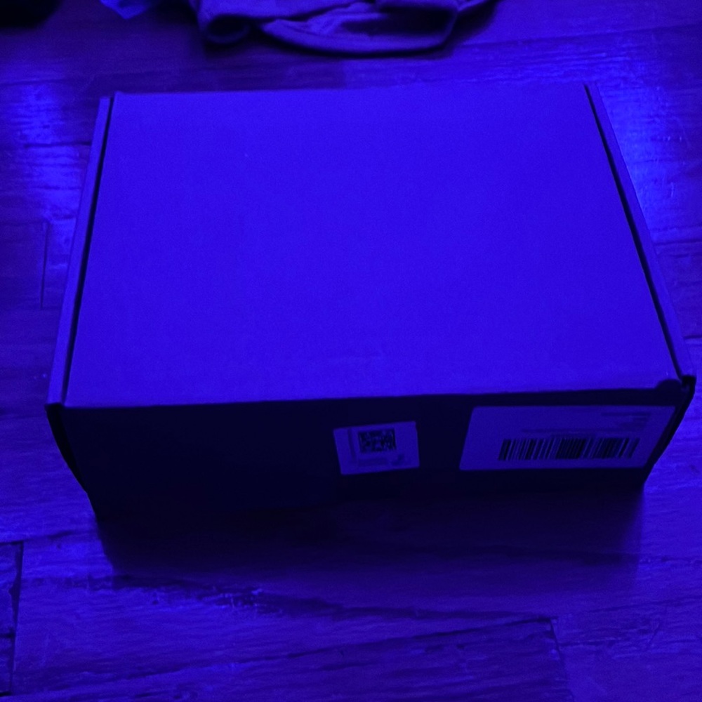 A box of blue and pink nails!